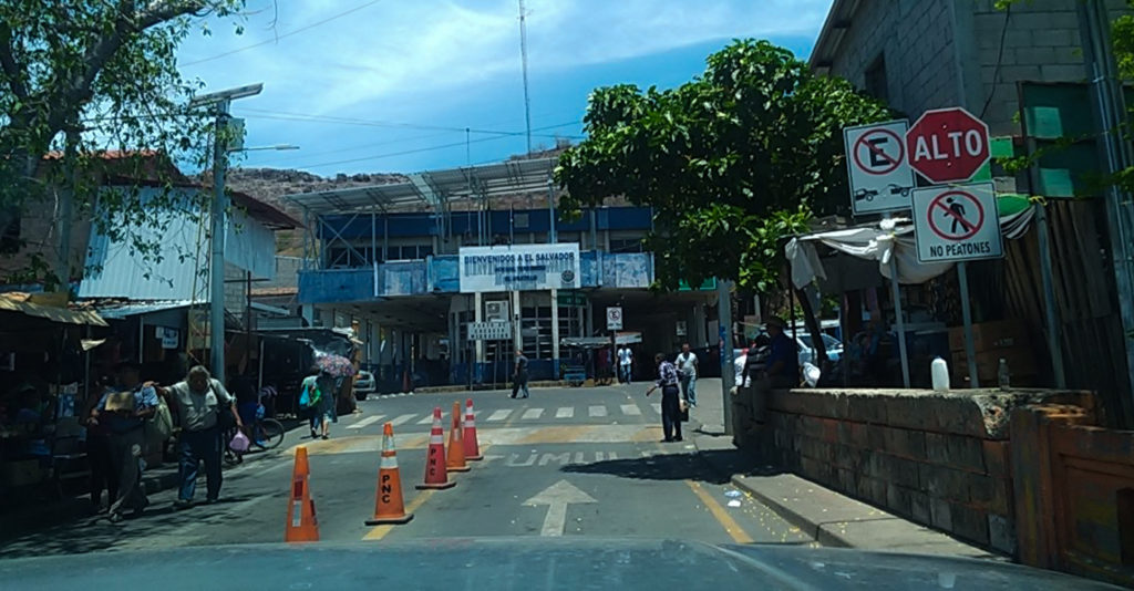 Fronteira de Honduras para El Salvador